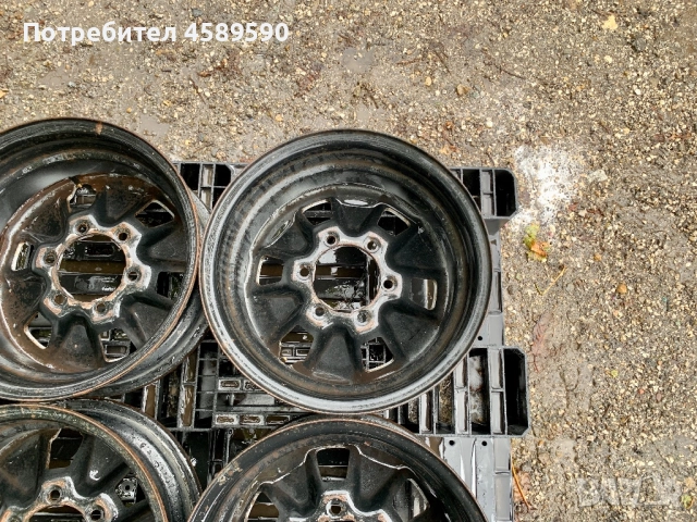 4бр.Оригинални железни джанти 15цола 6x139.7 за Toyota Hilux,Hiace, снимка 12 - Гуми и джанти - 52015109