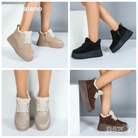 Дамски високи маратонки, 4цвята 