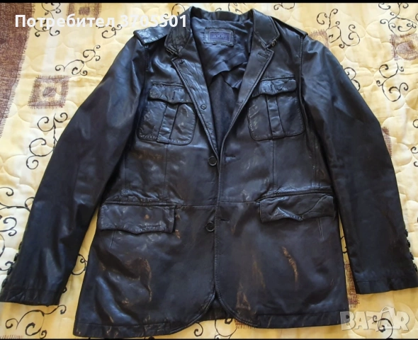 Мъжко яке естествена кожа , снимка 6 - Якета - 53798259