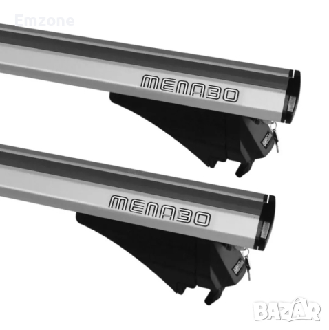 Алуминиеви напречни греди багажник MENABO Leopard стандартен или плътен рейлинг, снимка 2 - Аксесоари и консумативи - 44968230