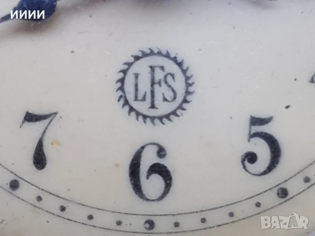 Каминен часовник будилник LFS, снимка 5 - Антикварни и старинни предмети - 52227929