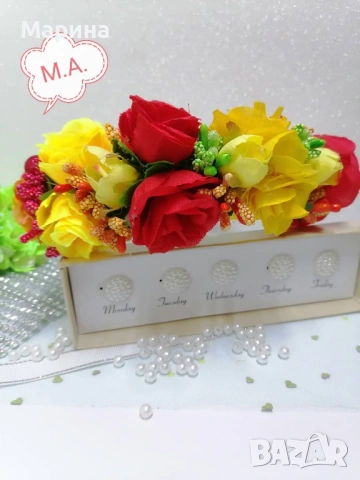 Китка за глава, вариант 28, снимка 5 - Аксесоари за коса - 54019088