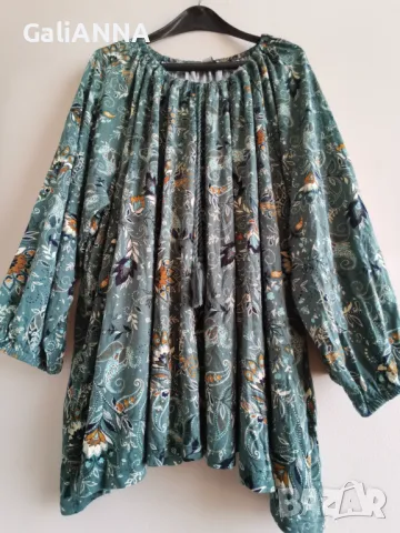 СТРАХОТНА ТУНИКА ЕФЕКТЕН ДЕСЕН 5XL-6XL, снимка 6 - Туники - 50428689