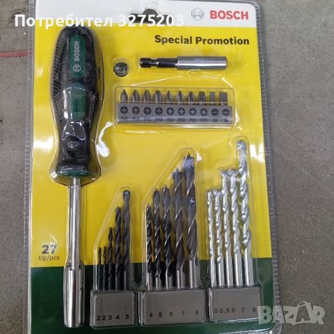 НОВ!!Bosch комплект 27 части, снимка 3 - Отвертки - 45594449
