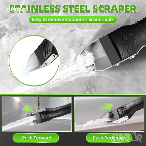 Комплект инструменти 5 в 1 за силиконови уплътнители, снимка 3 - Други инструменти - 53933693