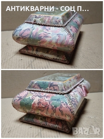 Старинна Ръчно Изработена Автентична Кутия За Бижута. , снимка 4 - Антикварни и старинни предмети - 52240311