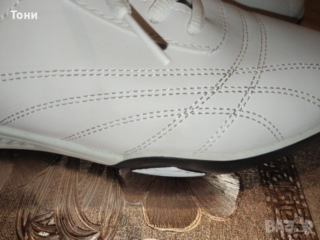 Нови Мъжки Кожени Маратонки 44, снимка 12 - Маратонки - 53398260