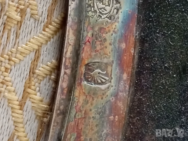 Винтидж посребрен поднос,табла, снимка 6 - Други ценни предмети - 54278875