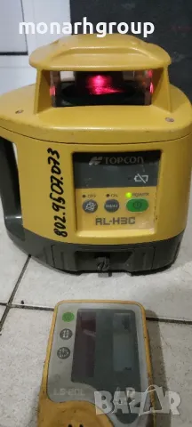 Ротационен лазерен нивелир Topcon RL-H3C+Алуминиева телескопична лата 5м, снимка 1 - Други инструменти - 48046110