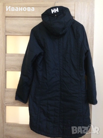 Дълго тъмно синьо яке Helly Hansen., снимка 4 - Якета - 53574646