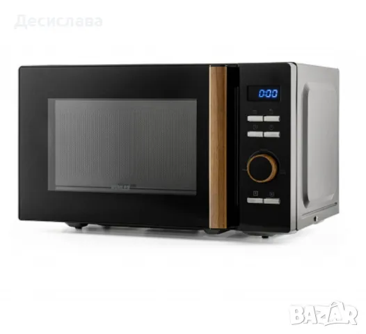 Микровълнова фурна 20L,черна, дигитална, снимка 3 - Микровълнови - 47899395