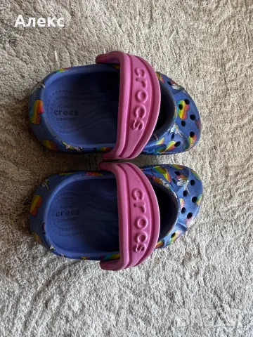 Crocs Baya Printed Clog Lapis Multi 20-21, снимка 7 - Детски сандали и чехли - 46989907