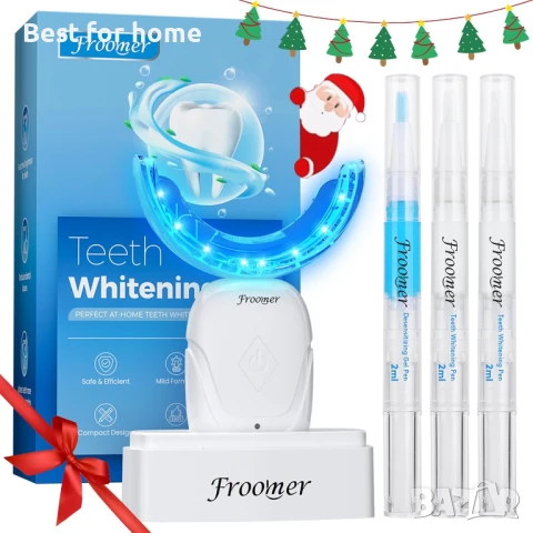 Комплект за избелване на зъби с LED светлини
