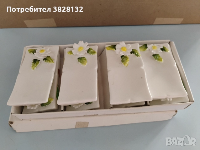 поставки/табелки, порцелан, снимка 4 - Антикварни и старинни предмети - 51773870