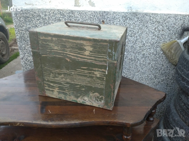 стара военна кутия, снимка 3 - Антикварни и старинни предмети - 54230352