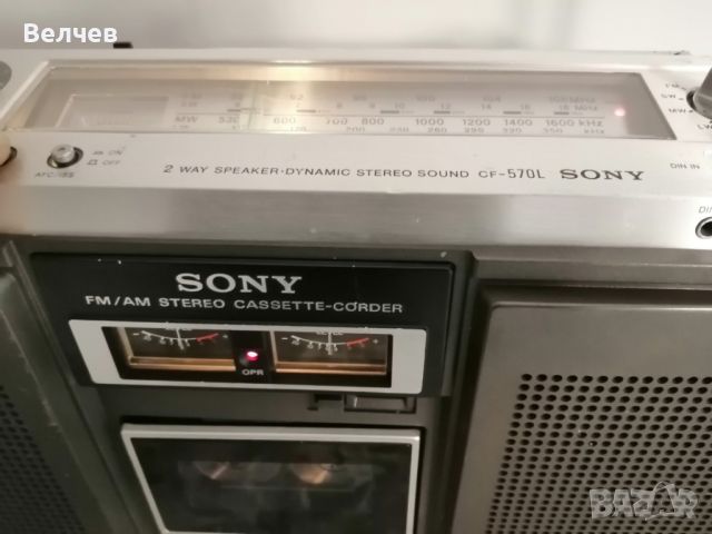 Sony cf-570l, снимка 6 - Радиокасетофони, транзистори - 45614454