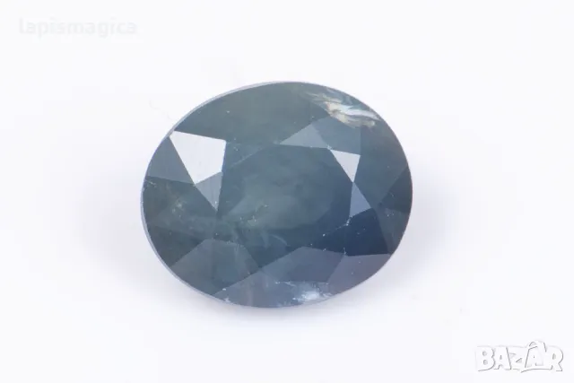 Син сапфир 0.92ct нетретиран овал шлифовка от Австралия