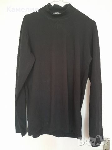 Блуза - черно поло, XL- размер , снимка 1 - Блузи с дълъг ръкав и пуловери - 45890255