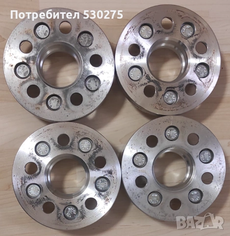Дистанционни фланци 5х100 56.1 - 20мм за Субару, снимка 3 - Части - 54021384
