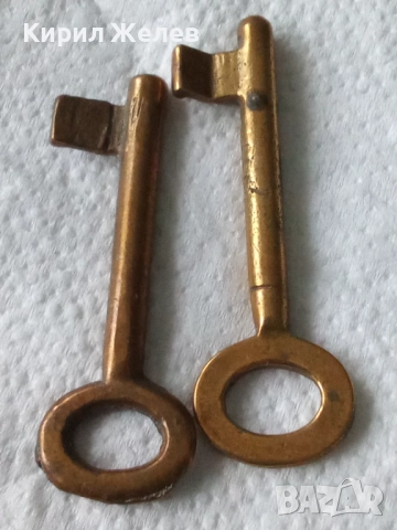 Два стари ключа 52877, снимка 2 - Антикварни и старинни предмети - 52891225
