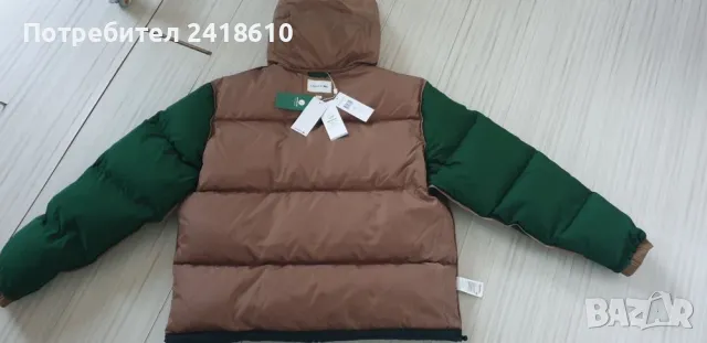 Lacoste Colour Block Mens Down Jacket Oversize Size 52 / M - L НОВО! ОРИГИНАЛ! Мъжко Зимно пухено Як, снимка 11 - Якета - 47895030