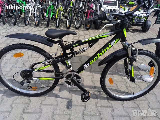 SPRINT Велосипед 24" Bachini Speed FSP черен.зелен, снимка 2 - Велосипеди - 53848760