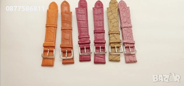 НОВА ЛУКСОЗНА БЕЖОВА КАИШКА ЗА ЧАСОВНИК ОТ ЕСТЕСТВЕНА КОЖА. БЕЖОВО КАИШКИ ЗА ЧАСОВНИЦИ. ТЕЛЕСЕН ЦВЯТ, снимка 8 - Каишки за часовници - 51612170