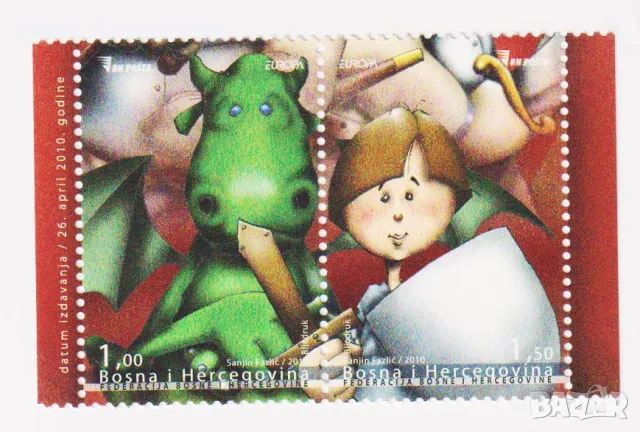 Чисти марки Европа СЕПТ 2010 Босна и Херцеговина, снимка 1