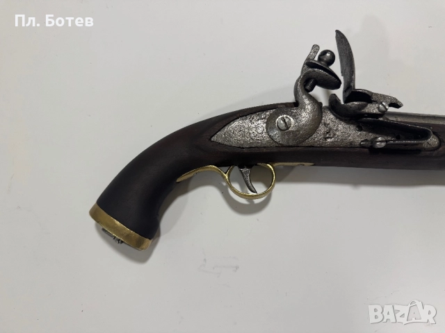 Стар кремъчен пищов, пистолет, револвер, снимка 2 - Антикварни и старинни предмети - 51860817