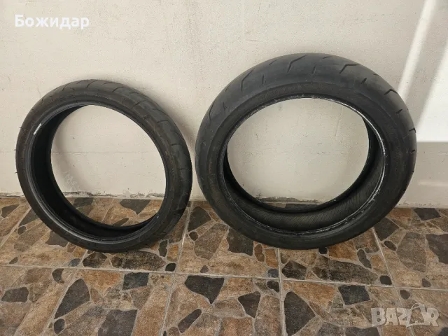 Комплект Bridgestone Battlax BT016 PRO 120/60/17 и 160/60/17 DOT 21/22, снимка 1