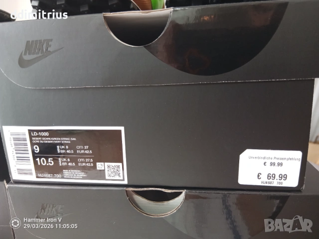 Оригинални маратонки Nike LD -1000, снимка 6 - Маратонки - 54013675