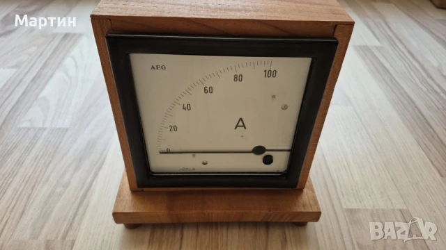Амперметър AEG аналогов 0-100А