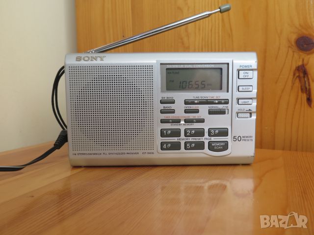 Sony ICF-SW35 World Radio ,150-29995 kHz/1999г, снимка 8 - Радиокасетофони, транзистори - 45201903