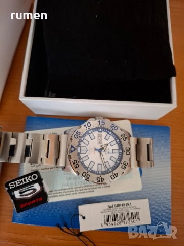 Seiko 5 SRP481K1 baby ice monster , снимка 2 - Мъжки - 52708268