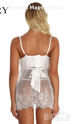 Нощничка с кожа , снимка 3 - Корсети, бюстиета, топове - 31592694