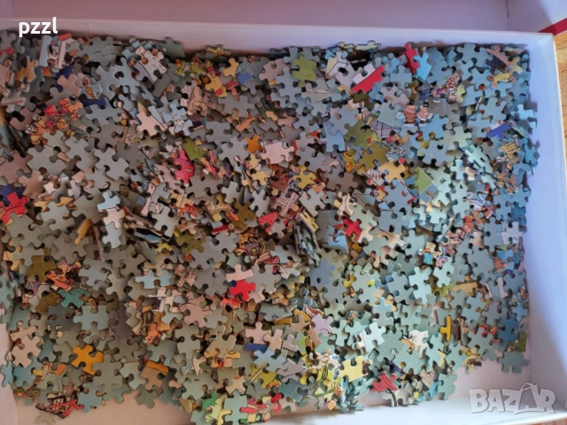 Пъзел "By air, land and sea” Jumbo 1988г. 2000 части, снимка 2 - Пъзели - 53161912