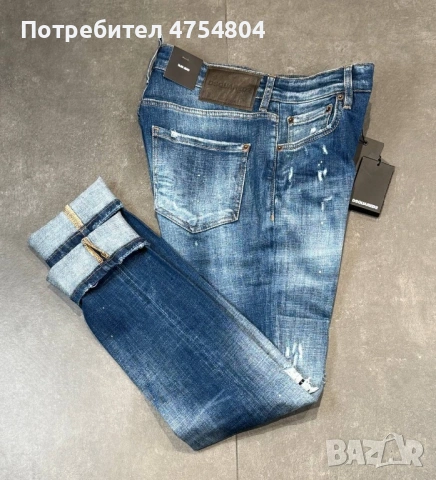 Най-висок клас мъжки дънки Dsquared, снимка 16 - Дънки - 53708937