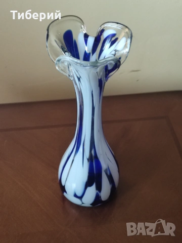 Стъклена ваза, снимка 10 - Вази - 54233060