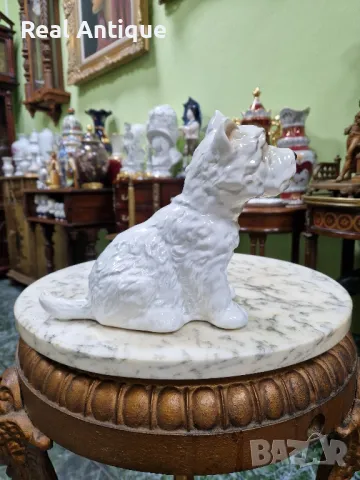 Страхотна антикварна колекционерска немска порцеланова фигура статуетка Goebel , снимка 3 - Статуетки - 50153055
