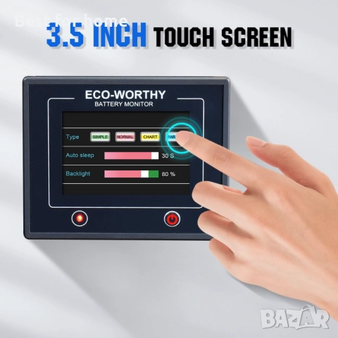 ЕКОЛОГИЧЕН монитор за батерии, 200A, 12V/24V/36V/48V, снимка 2 - Друга електроника - 52585284