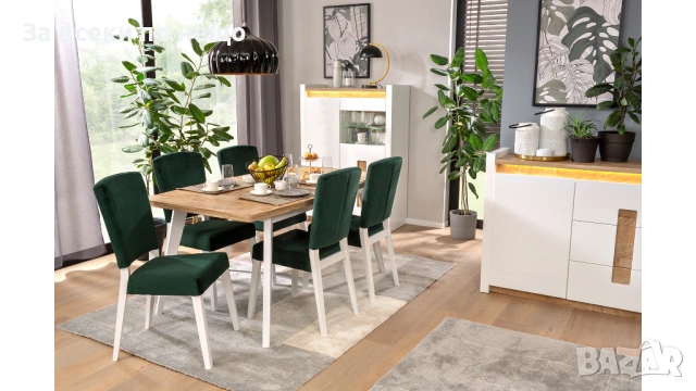 Витрина ALAMEDA REG1W1D2S бял лак/дъб уест/бял лак Код P1909, снимка 7 - Секции и витрини - 53363502