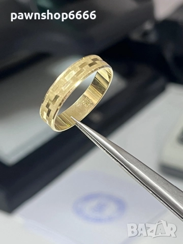 Златен пръстен 14К - Златна халка 