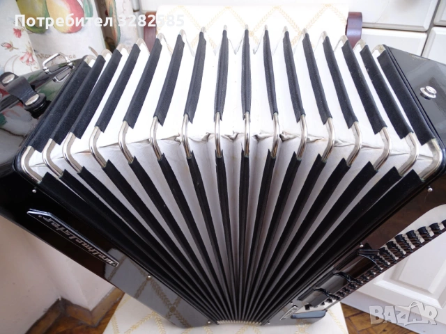 Акордеон Велтмайстер Стела 80 баса, снимка 11 - Акордеони - 53652735