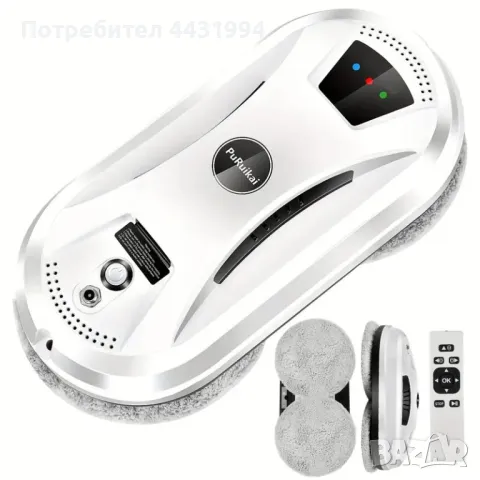 Интелигентен напълно автоматичен робот за почистване на стъкла с дистанционно управление., снимка 1