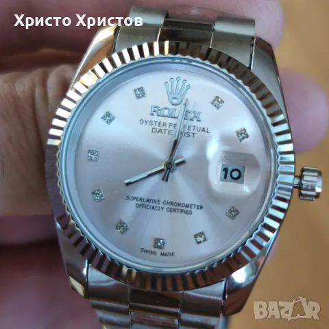 5 цвята на дисплея Дамски часовник Rolex Oyster Perpetual Datejust Steel , снимка 1 - Дамски - 47006846