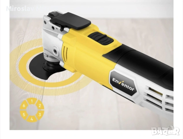 Многофункционален инструмент Enventor 300W, 28 аксесоара, 6 скорости, компактен, снимка 5 - Други инструменти - 54282011