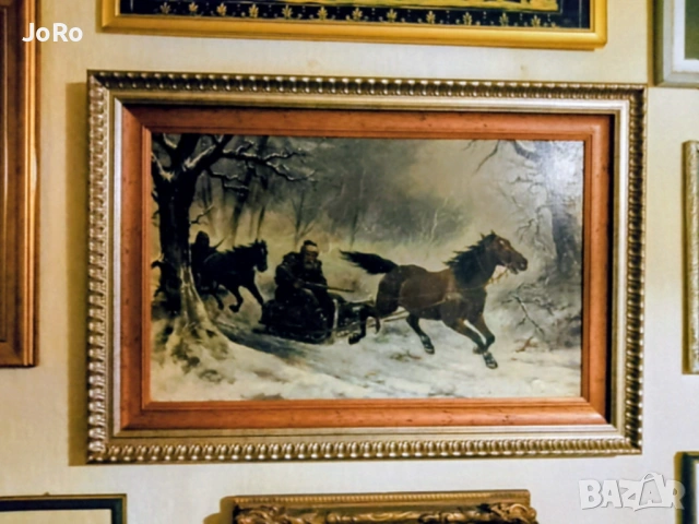 Константин Стоилов Баумгартнер-"Ловна надпревара" , снимка 4 - Картини - 53529777