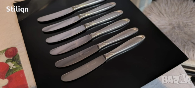 Дълбоко посребрен комплект ,немски прибори! SOLINGEN, снимка 4 - Прибори за хранене, готвене и сервиране - 52915090