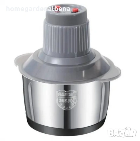 Мощен Електрически Чопър 3L | 800W | Неръждаема Стомана, снимка 8 - Чопъри и пасатори - 54209301