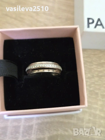 Pandora оригинален дамски сребърен пръстен , снимка 6 - Пръстени - 53891836